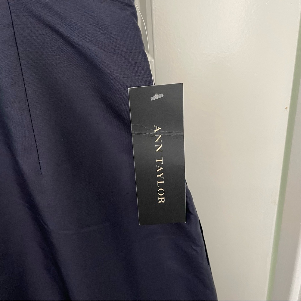 Ann Taylor Navy Blue Size 8 Cocktail/Semi-Formal Dress NWT - Picture 8 of 12